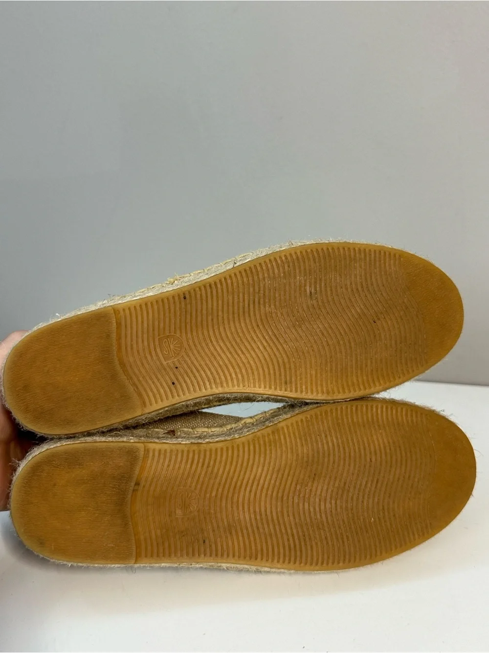 Soludos Platform Espadrille Smoking Slipper Classic Natural Size 7
